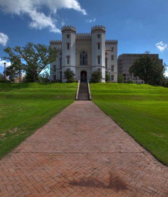 The former state Capitol building in downtown Baton Rouge