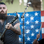 Garrett Lee Robinson plays at the Venice Vintage Motorcycle Rally